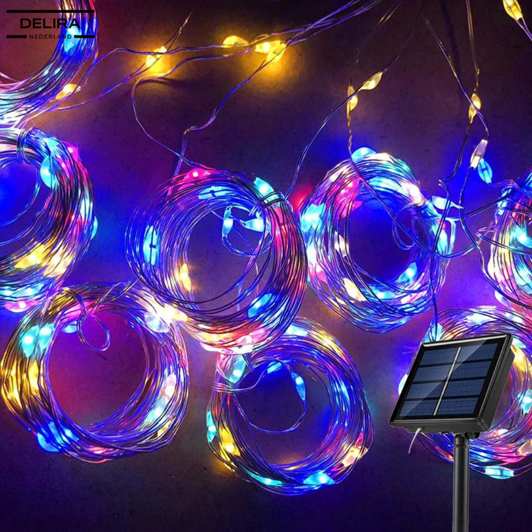 Lichtgordijn SolarGlow™ – Sfeervolle buitenverlichting zonder stroomgedoe