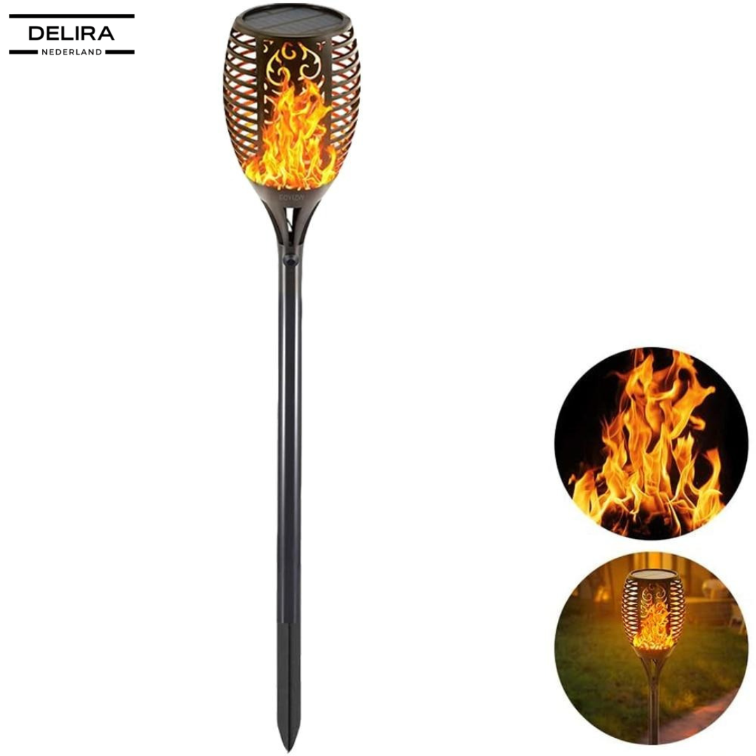 GlowTorch™ – Sfeervolle solar fakkelverlichting