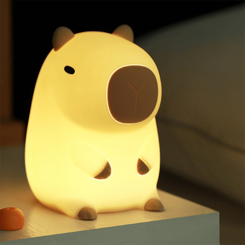 CuddleLights™ Capybara - Het Schattigste Nachtlampje voor Betoverende Slaap