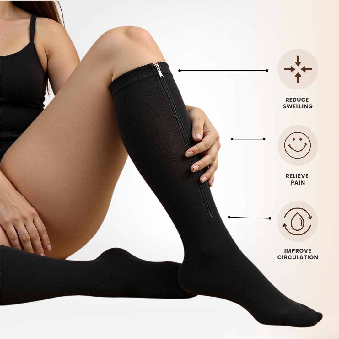 MamaFlow™ - Dé Compressiekousen voor Vermoeide & Gezwollen Benen