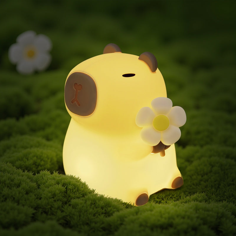CuddleLights™ Capybara - Het Schattigste Nachtlampje voor Betoverende Slaap