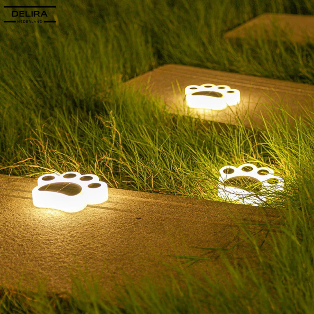 PawGlow™ – Zonnige pootlampjes voor een sfeervolle tuin