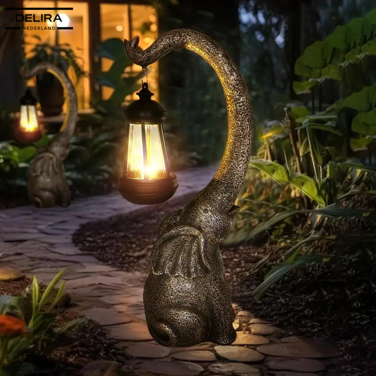 Glowphant™ – Betoverende solarverlichting voor een magische tuinsfeer
