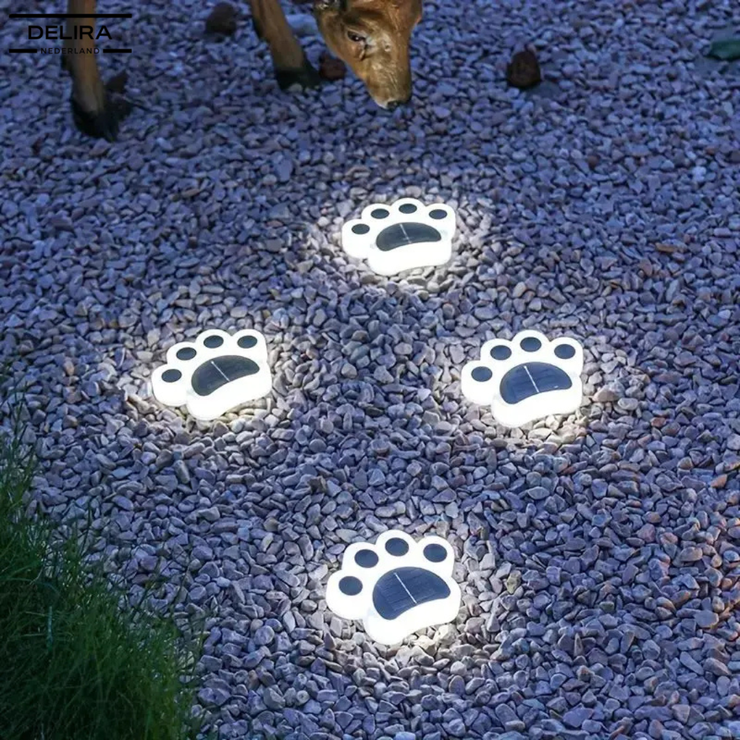 PawGlow™ – Zonnige pootlampjes voor een sfeervolle tuin