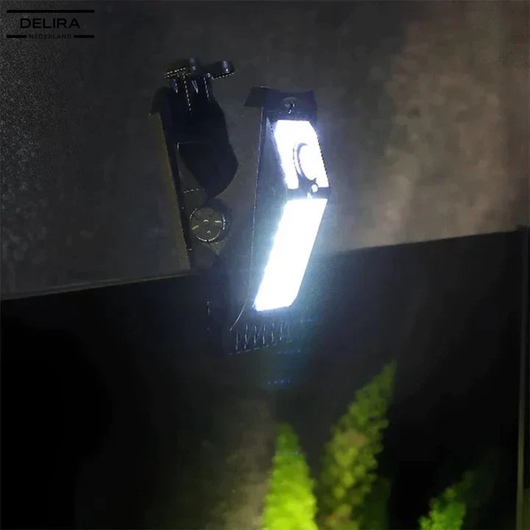 LumaGrip™ - Klemverlichting op zonne-energie