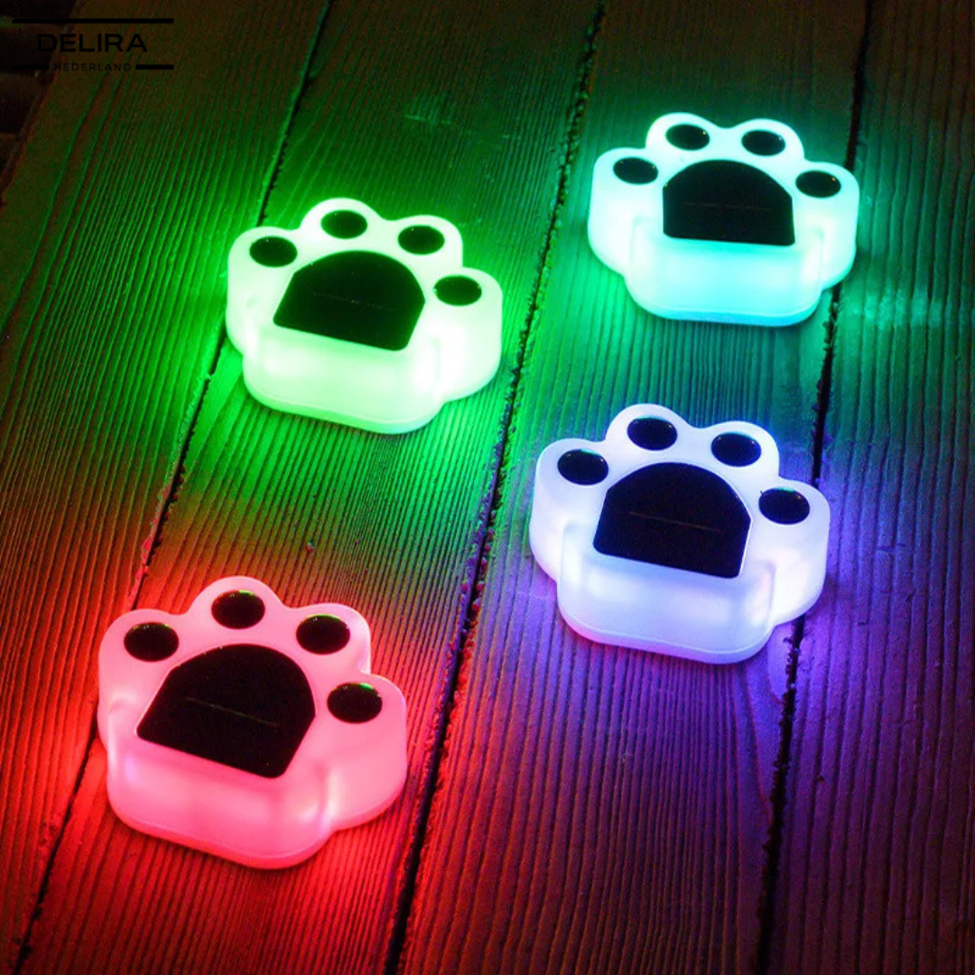 PawGlow™ – Zonnige pootlampjes voor een sfeervolle tuin