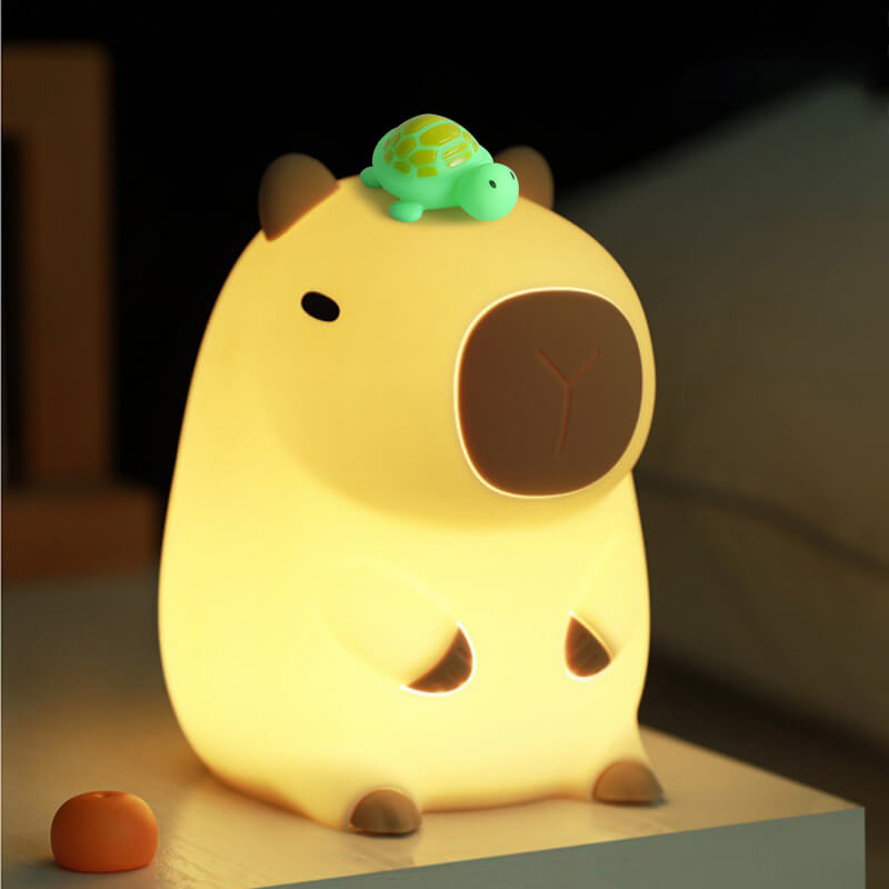 CuddleLights™ Capybara - Het Schattigste Nachtlampje voor Betoverende Slaap