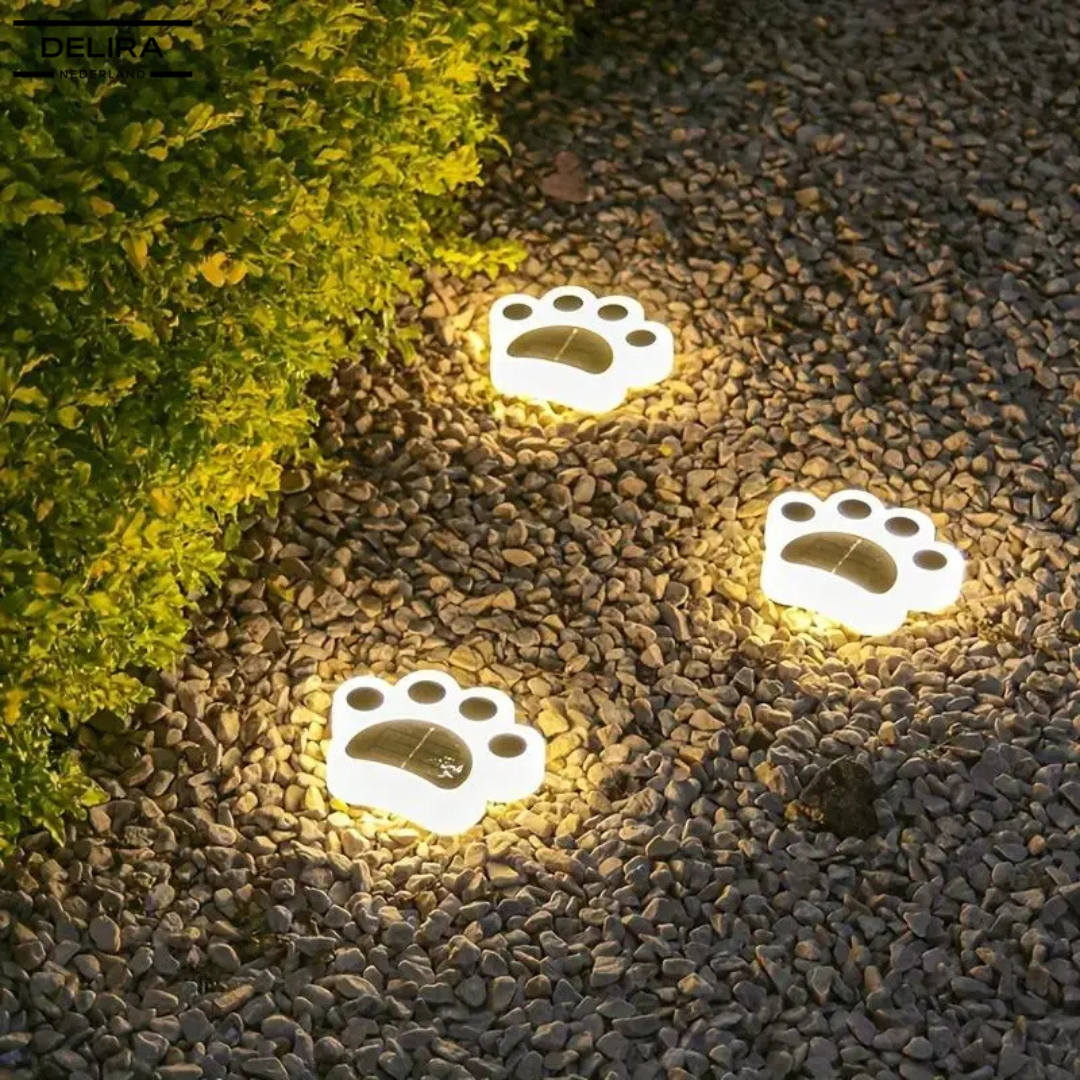 PawGlow™ – Zonnige pootlampjes voor een sfeervolle tuin