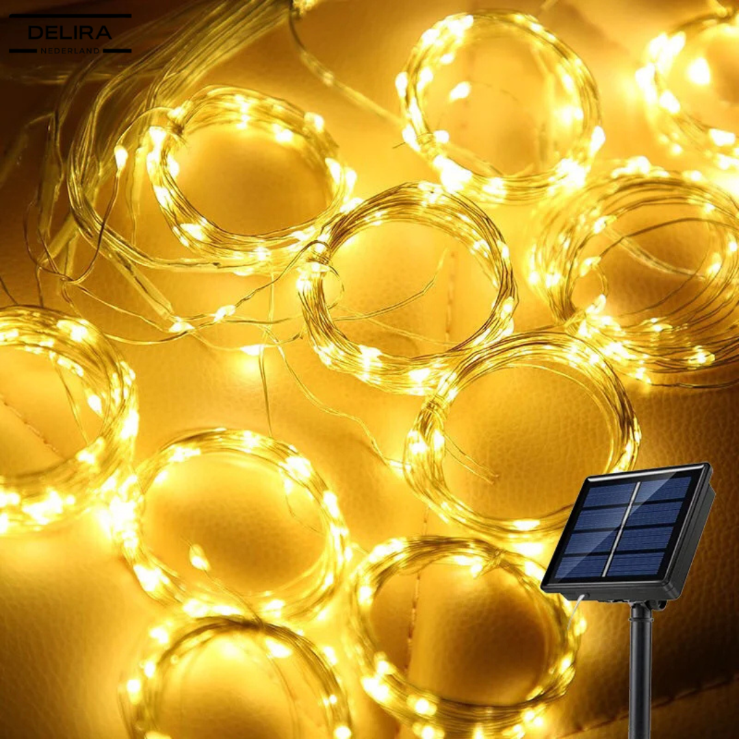 Lichtgordijn SolarGlow™ – Sfeervolle buitenverlichting zonder stroomgedoe