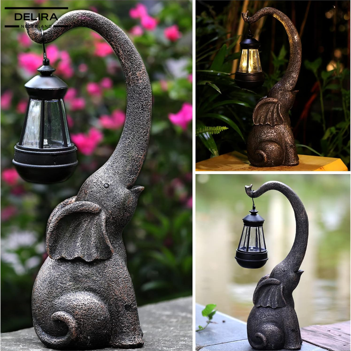 Glowphant™ – Betoverende solarverlichting voor een magische tuinsfeer