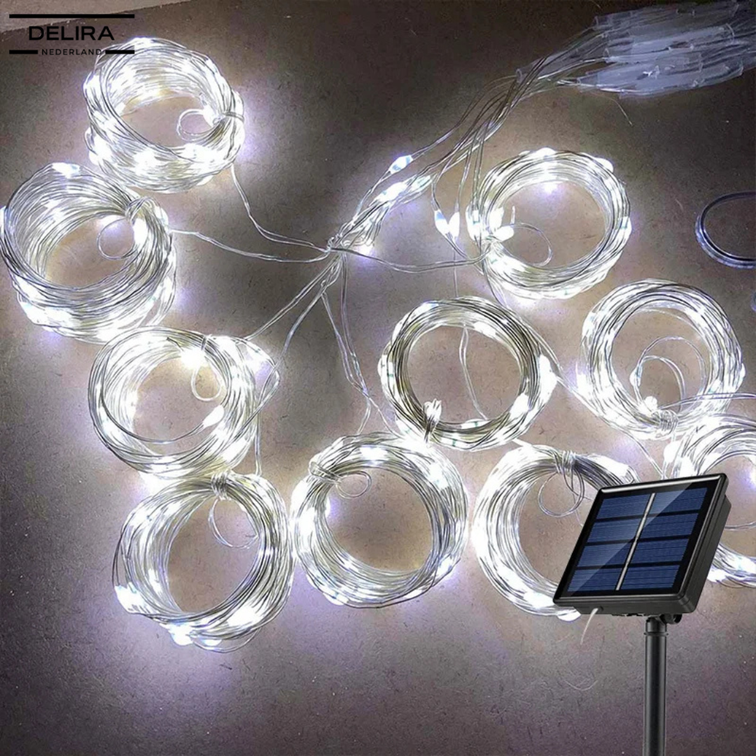 Lichtgordijn SolarGlow™ – Sfeervolle buitenverlichting zonder stroomgedoe