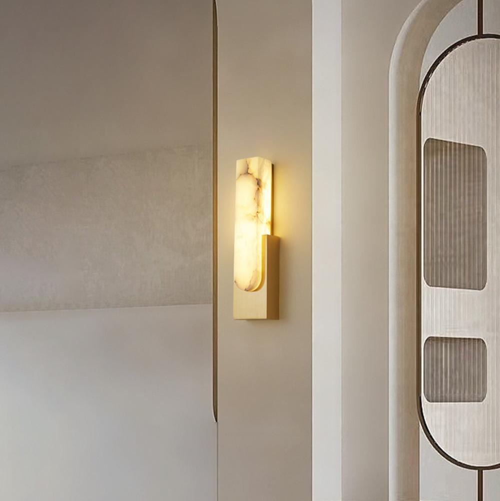 Delira Wandlamp Albast Wit