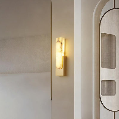 Delira Wandlamp Albast Wit
