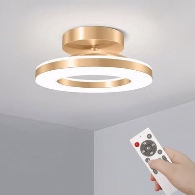 Delira Plafondlamp Goud IJzer LED Modern