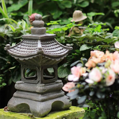 Delira Solar Tuinlamp Zen Pagoda Steenlook