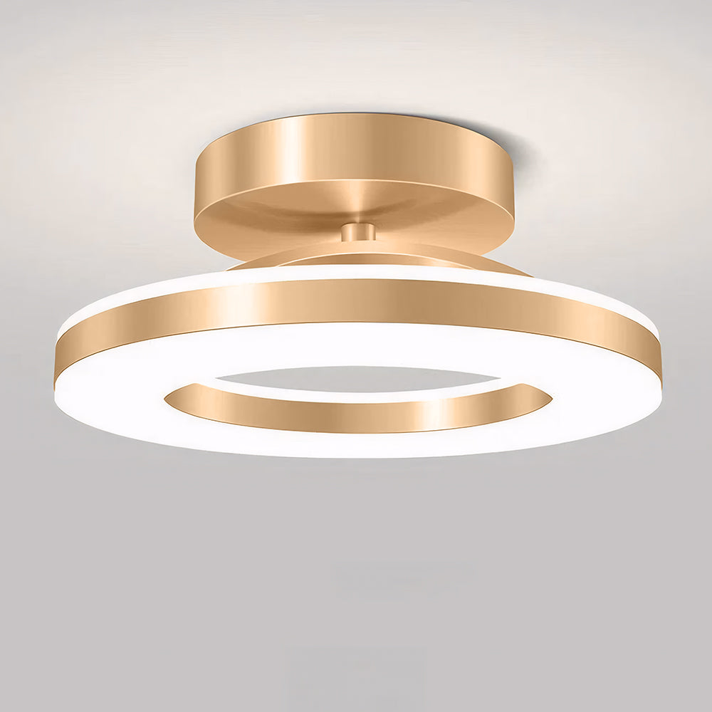 Delira Plafondlamp Goud IJzer LED Modern