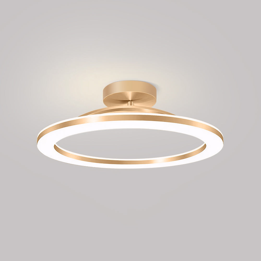 Delira Plafondlamp Goud IJzer LED Modern