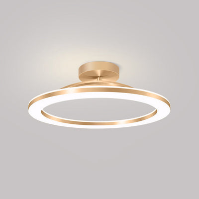 Delira Plafondlamp Goud IJzer LED Modern