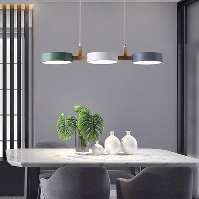 Delira Cilinder Hanglamp Scandinavisch Metaal Hout