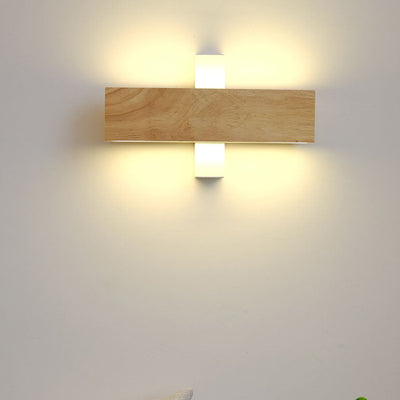 Delira Wandlamp Hout LED Minimalistisch Design