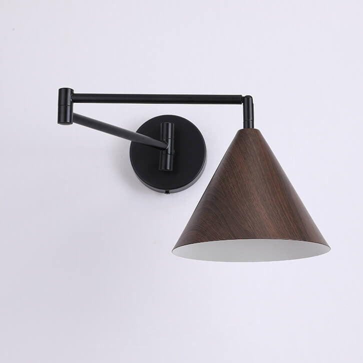 Delira Wandlamp Houtlook Kegelarm Design