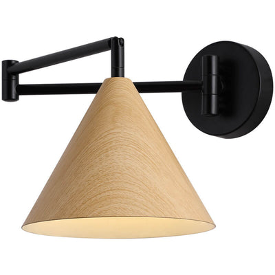 Delira Wandlamp Houtlook Kegelarm Design