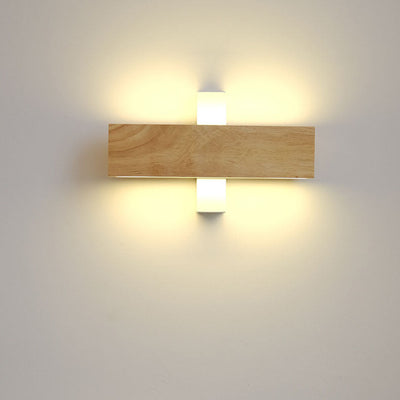 Delira Wandlamp Hout LED Minimalistisch Design