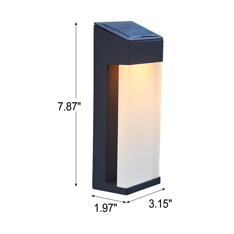Delira Solar Wandlamp Industrieel Glaslook