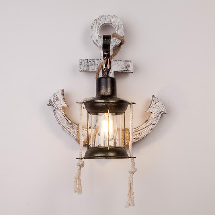 Delira Wandlamp Anker Hout Industrieel