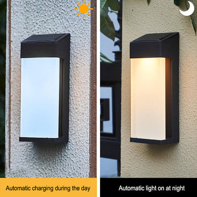 Delira Solar Wandlamp Industrieel Glaslook