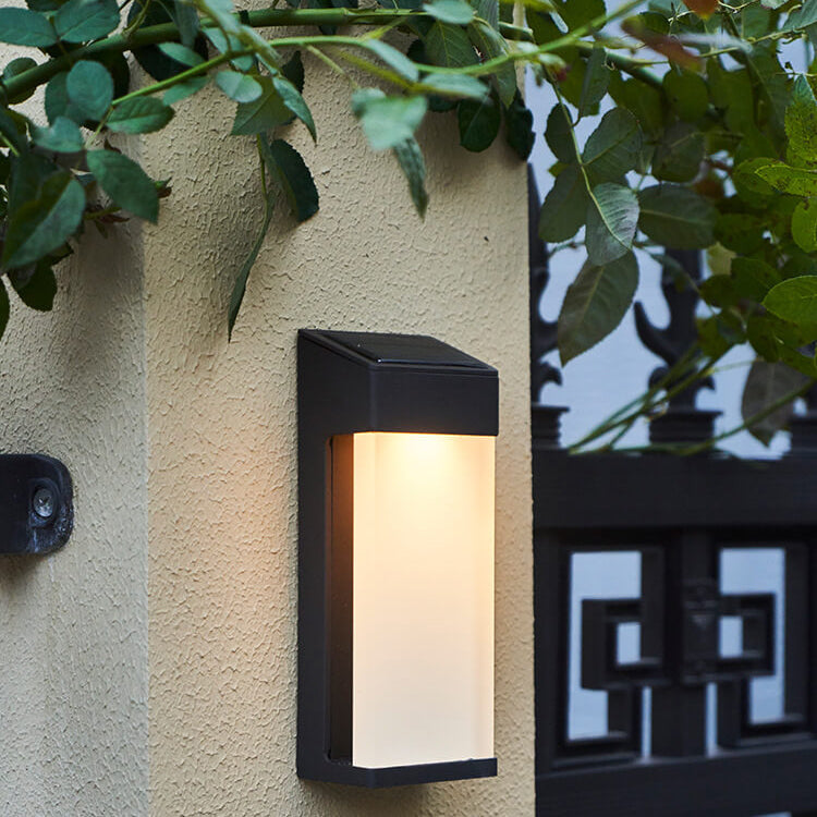 Delira Solar Wandlamp Industrieel Glaslook