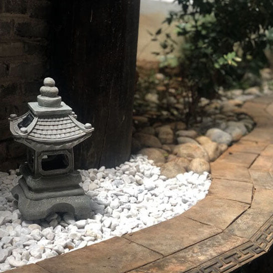 Delira Solar Tuinlamp Zen Pagoda Steenlook