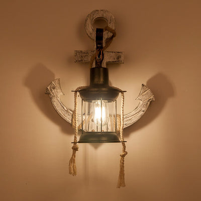 Delira Wandlamp Anker Hout Industrieel