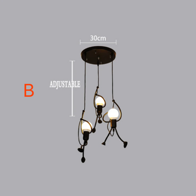Delira Hanglamp Speels IJzeren Ontwerp