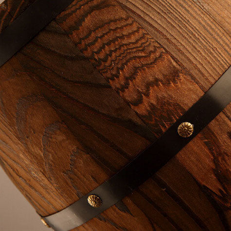 Delira Hanglamp Wijnvat Hout Industrieel