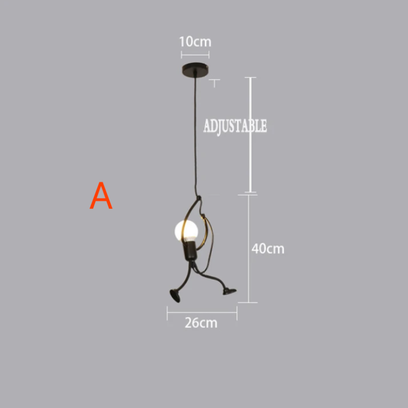 Delira Hanglamp Speels IJzeren Ontwerp