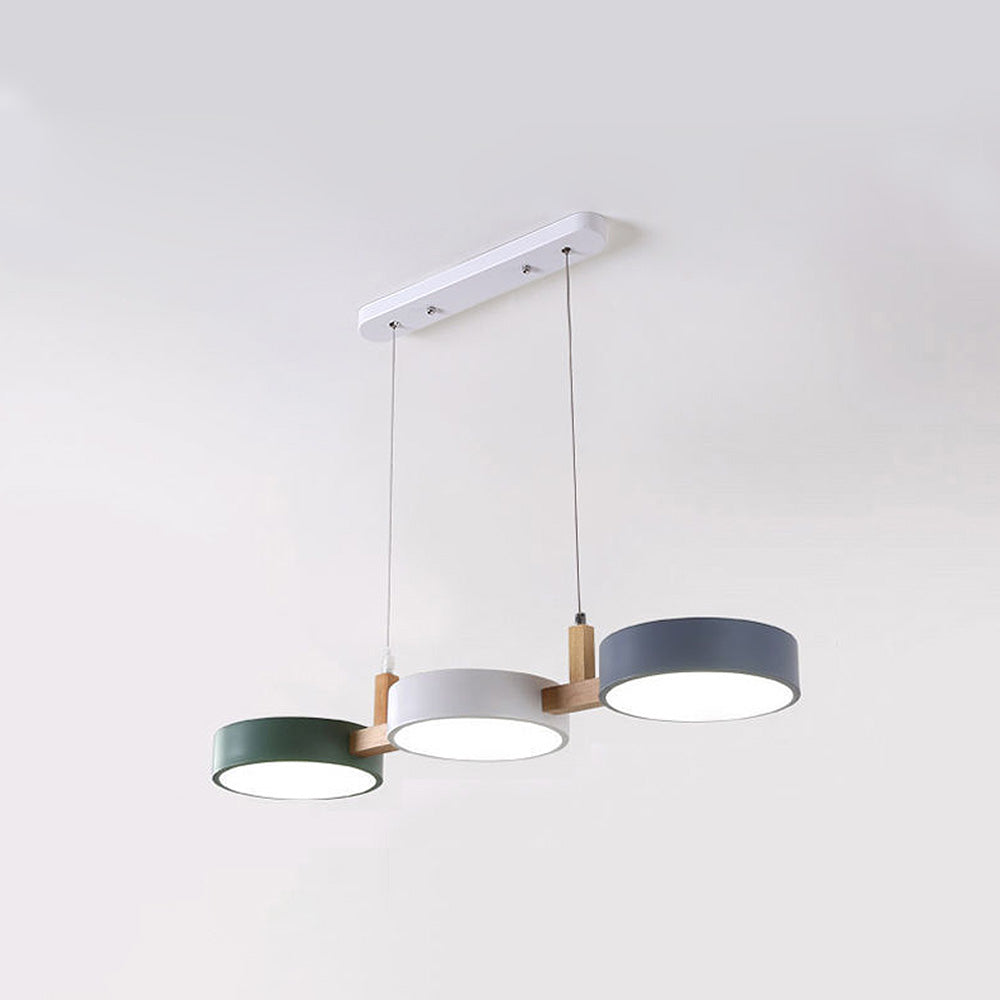 Delira Cilinder Hanglamp Scandinavisch Metaal Hout