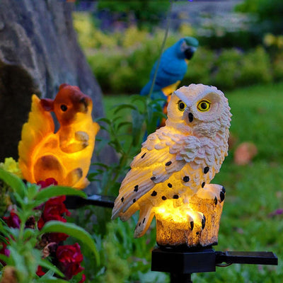 Delira Solar Buitenlamp Uilvormig Design