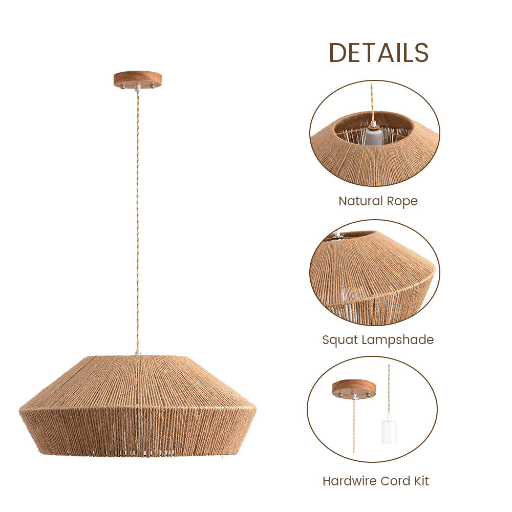Delira Hanglamp Touw Natuurlijke Look