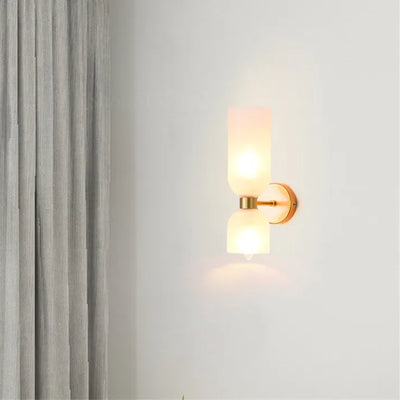 Delira Wandlamp Dubbele Glaslamp Design