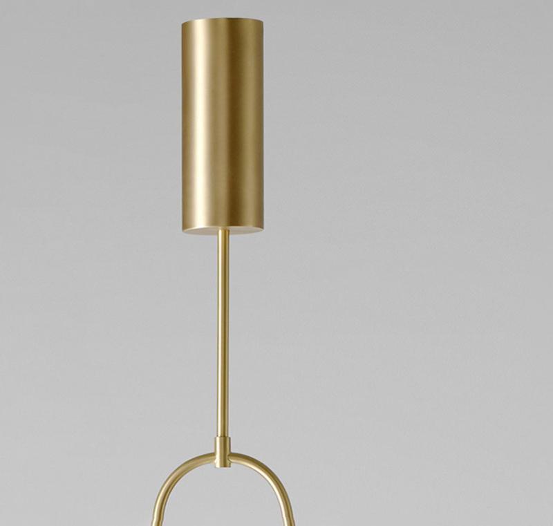 Delira Kroonluchter Zwart Messing Lijndesign