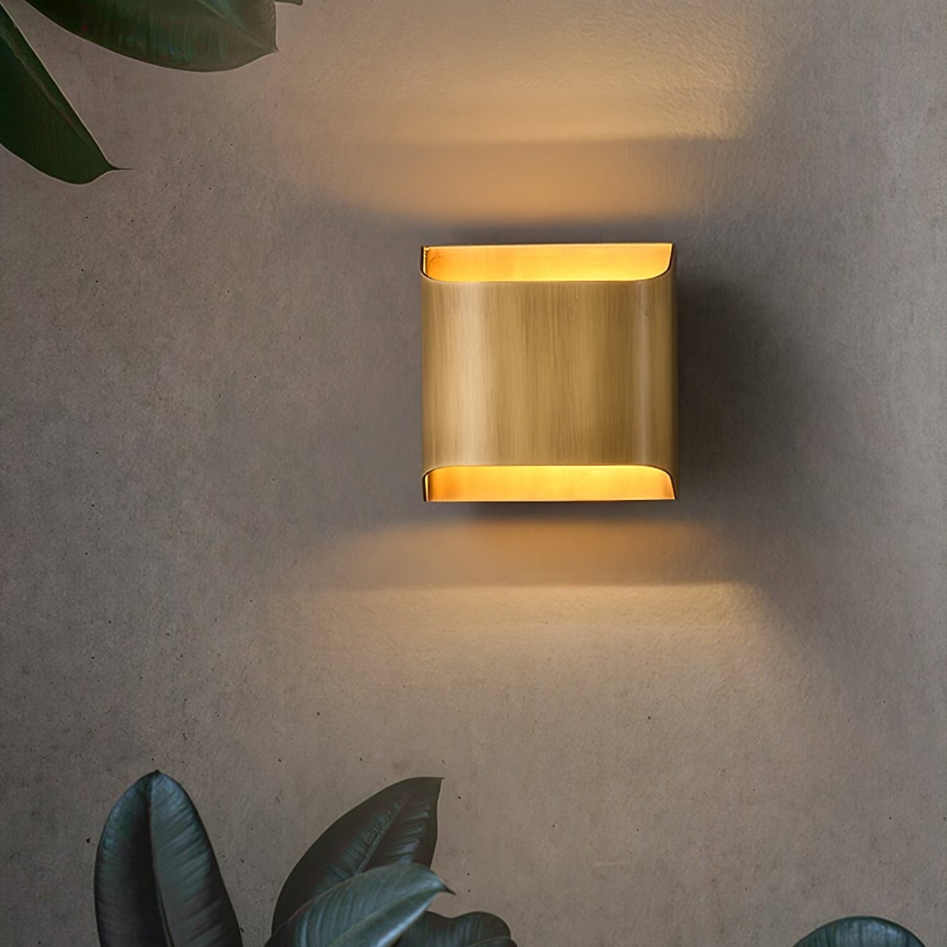 Delira Wandlamp Elegante Messinglook
