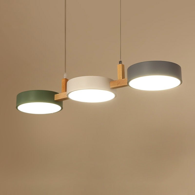 Delira Cilinder Hanglamp Scandinavisch Metaal Hout