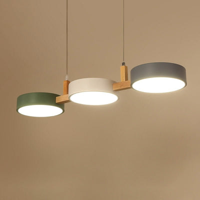 Delira Cilinder Hanglamp Scandinavisch Metaal Hout