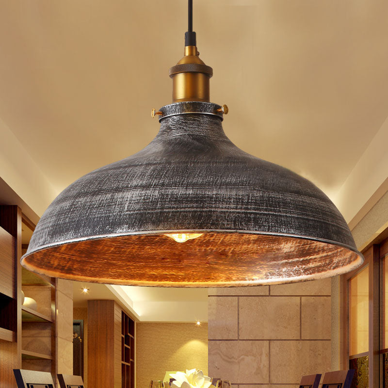 Delira Industriële Hanglamp Metaal Grijs