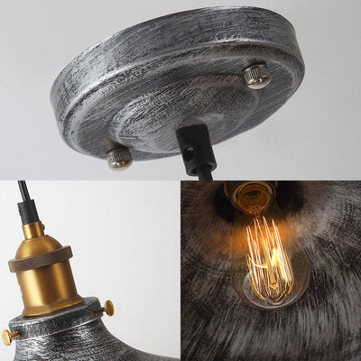 Delira Industriële Hanglamp Metaal Grijs