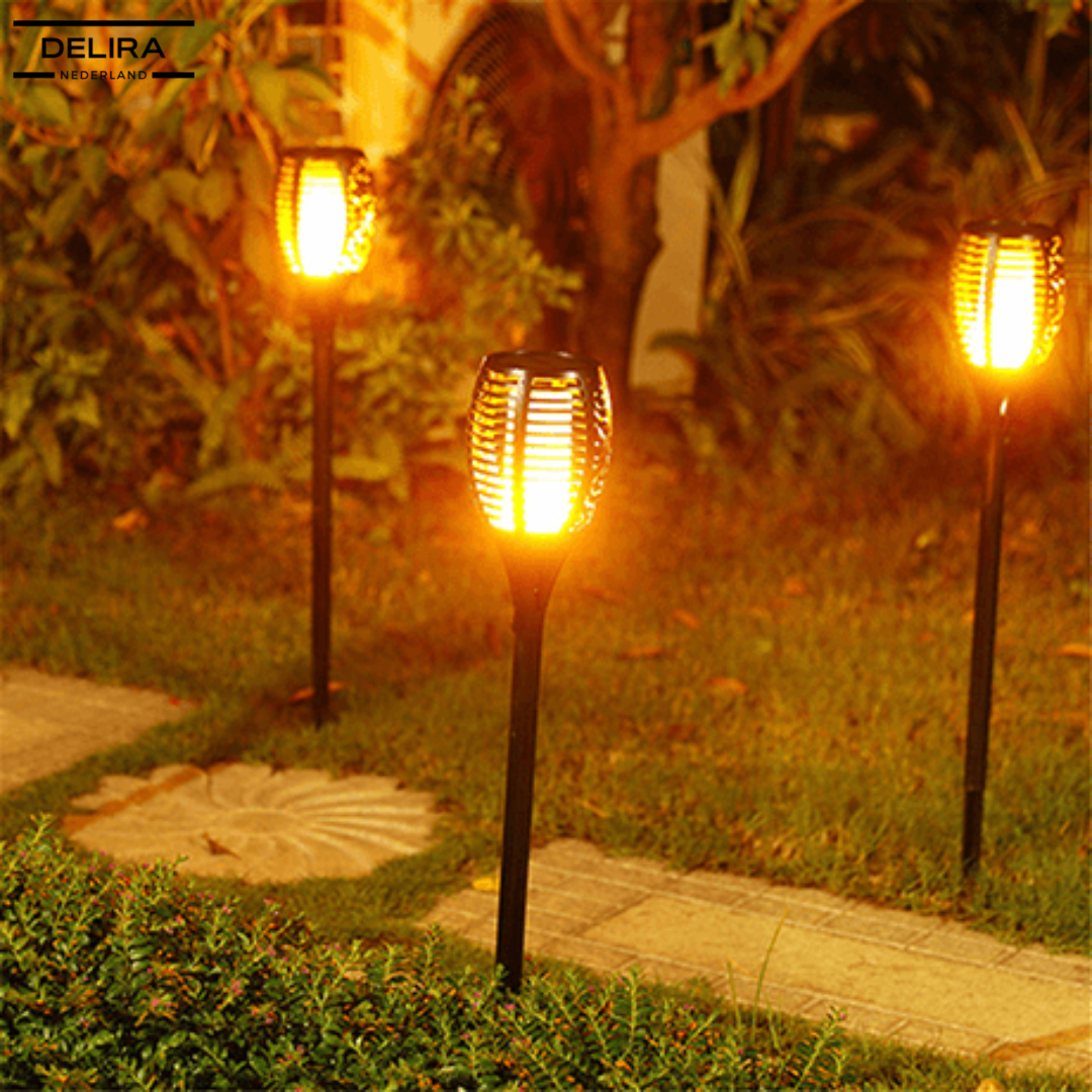 GlowTorch™ – Sfeervolle solar fakkelverlichting