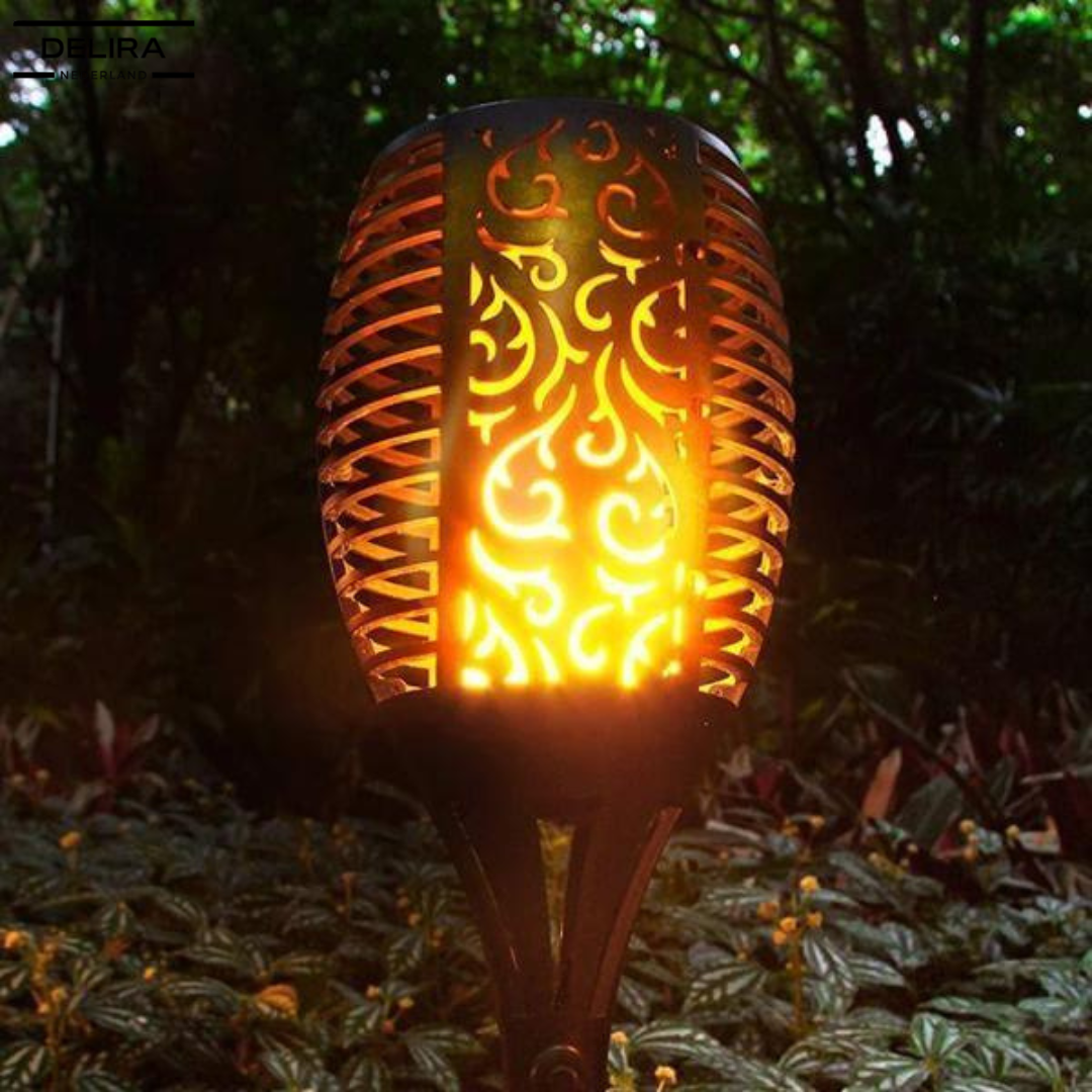 GlowTorch™ – Sfeervolle solar fakkelverlichting