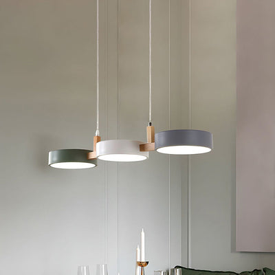 Delira Cilinder Hanglamp Scandinavisch Metaal Hout