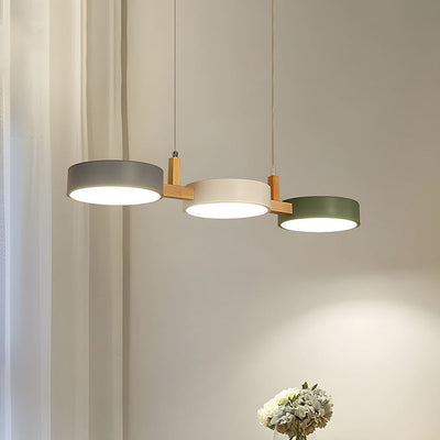 Delira Cilinder Hanglamp Scandinavisch Metaal Hout